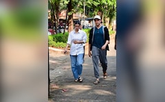 Hrithik-Saba At Ex-Wife Sussanne's Home To Pay Last Respects To Zarine Khan