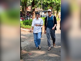 Hrithik Roshan And Saba Azad At Ex-Wife Sussanne Khan's Home To Pay Last Respects To Zarine Khan