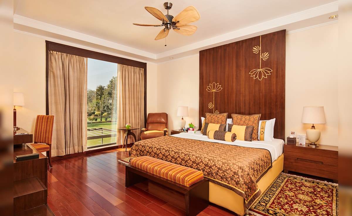 The room. Photo: LaLiT Temple View Hotel The room. Photo: LaLiT Temple View Hotel