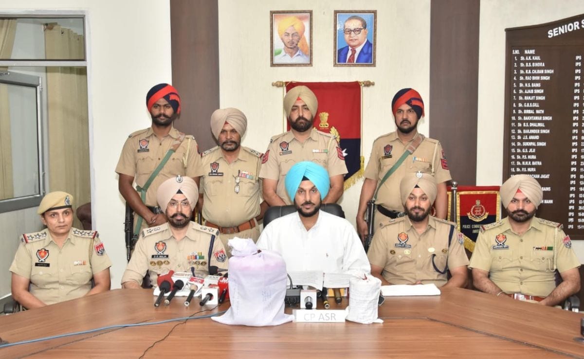 Punjab Police Dismantle Pakistan-Backed Methamphetamine Trafficking Network in Amritsar