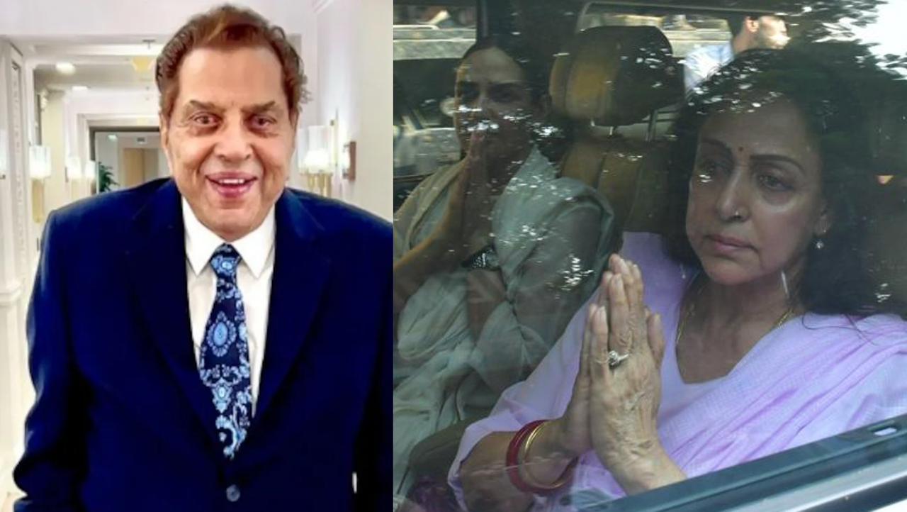 Dharmendra Death News Live Updates: सनी देओल की आंखों में दिखा पापा को खोने का दर्द, हेमा ने दी अंतिम विदाई