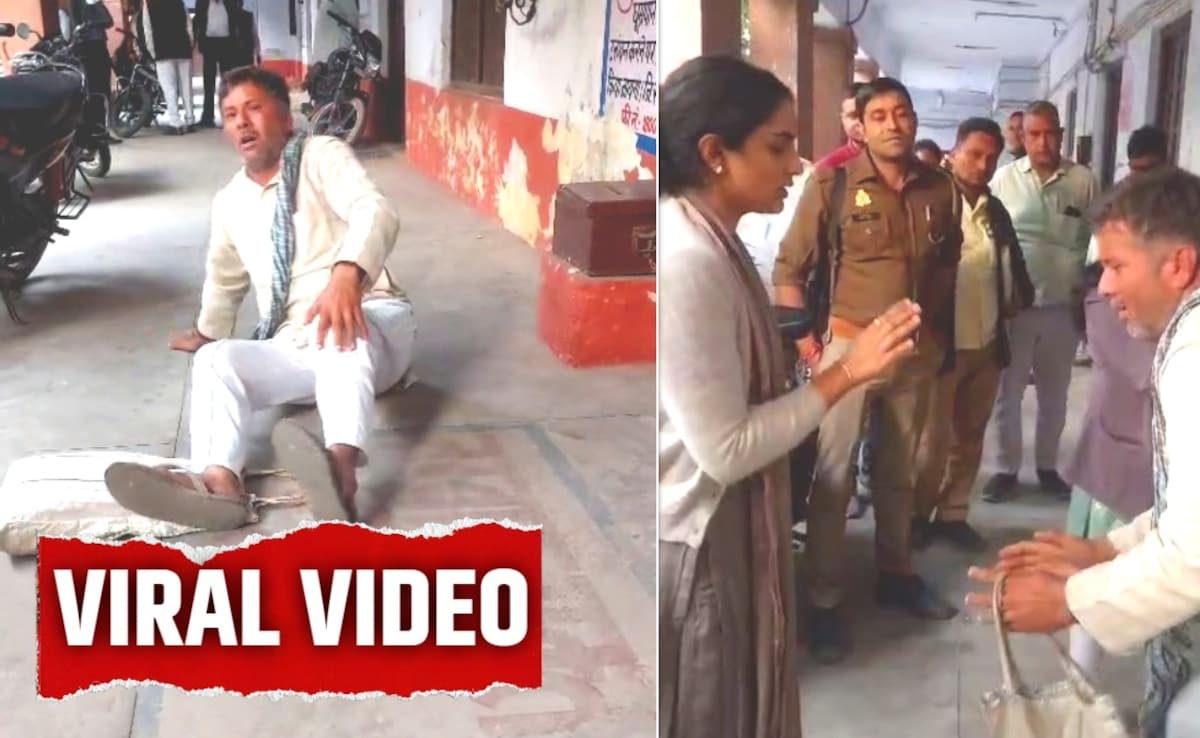 रोते हुए किसान ने क्यों पकड़े महिला SDM के पैर, VIDEO देखकर आापको भी आएगा गुस्सा