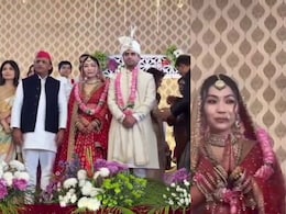 अखिलेश यादव के चचेरे भाई आर्यन की शादी, दूल्हे से ताऊ रामगोपाल बोले- सबके पैर छुओ