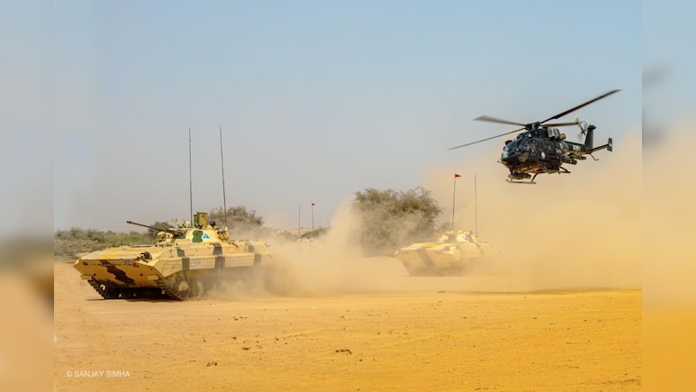 धरती हो या आकाश, भविष्य की जंग के लिए सेना हरदम तैयार, देखें त्रिशूल युद्धाभ्यास में जांबाजों का दमखम