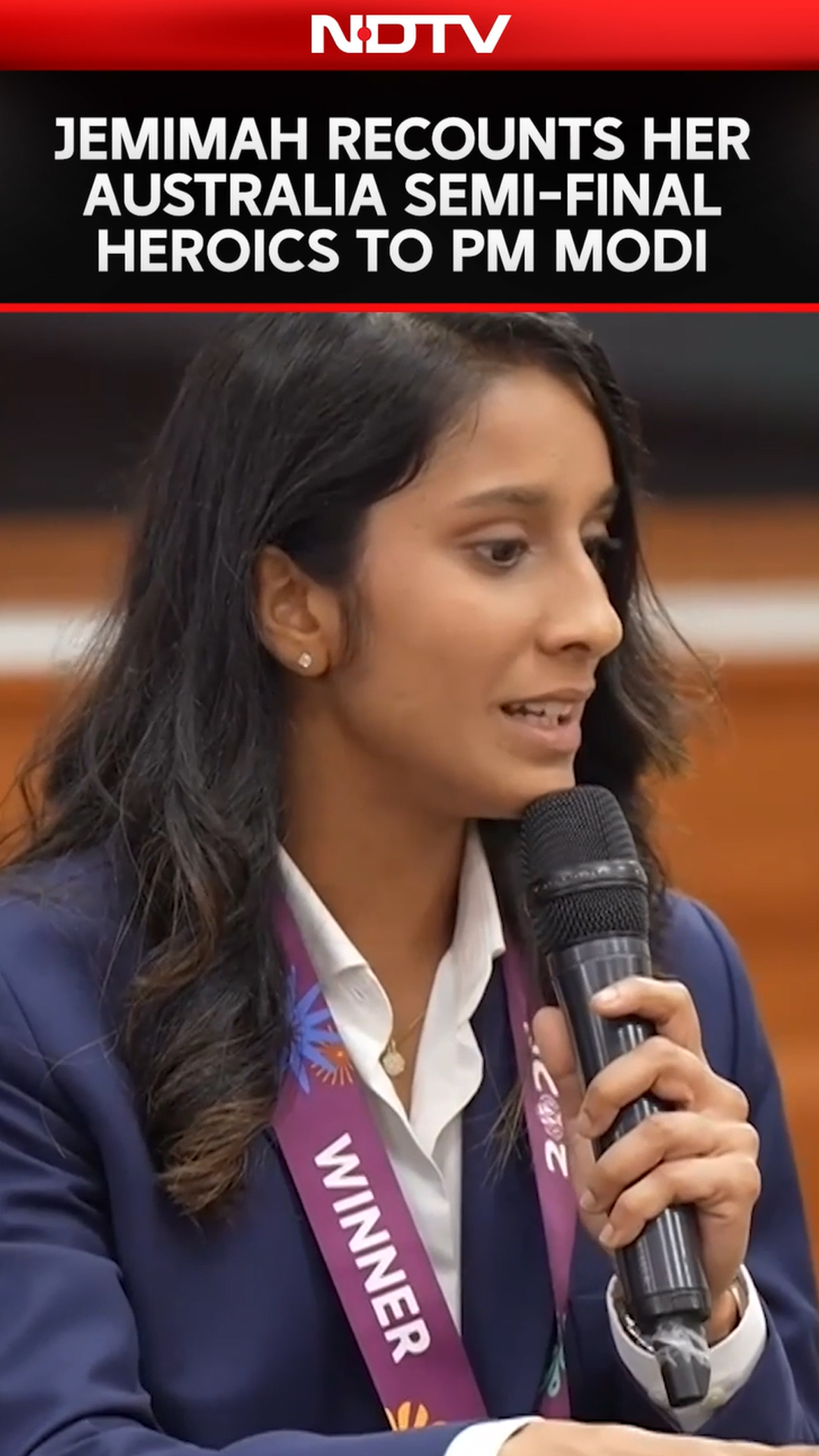 Jemimah Rodrigues Meets PM Modi | Jemimah Recounts Her Australia Semi-Final Heroics To PM Modi