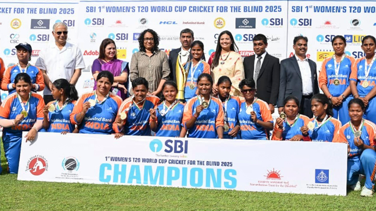 Indian Women Clinch Inaugural Blind T20 Cricket World Cup