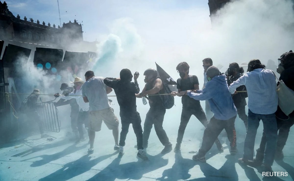 Thousands Hold 'Gen-Z' Protests In Mexico Against Mayor's Murder