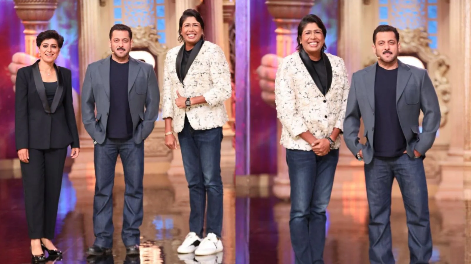 <i>Bigg Boss 19</i>: Salman Khan Hosts Cricket Icons Jhulan Goswami and Anjum Chopra After World Cup Win