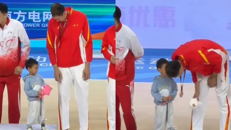 "I Want Pink One": Chinese Basketball Player Swaps Mascot With Teammate For Son, Wins Hearts