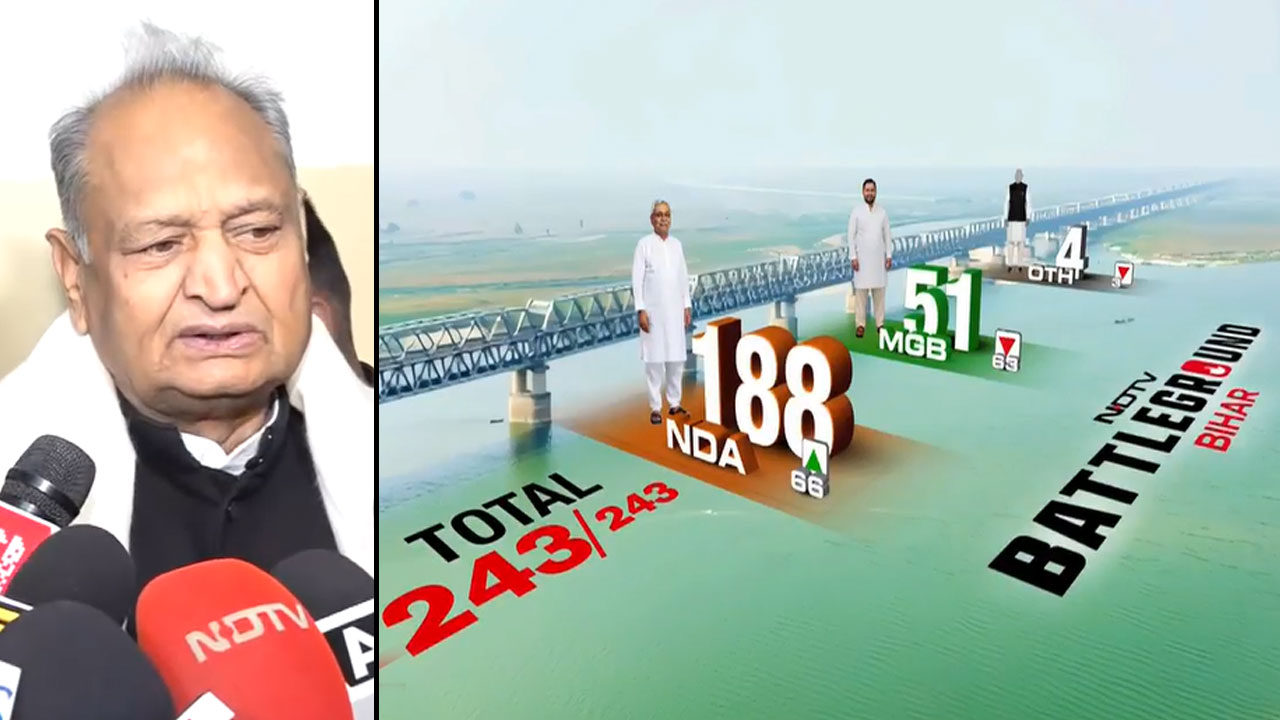 Ashok Gehlot Blames Election Commission, Jeevika Didi Scheme As NDA Heads To Massive Win