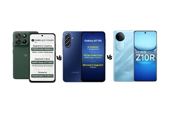 Moto G67 Power 5G vs Samsung Galaxy A17 5G vs iQOO Z10R 5G: जानें कौन सा फोन है बेस्ट
