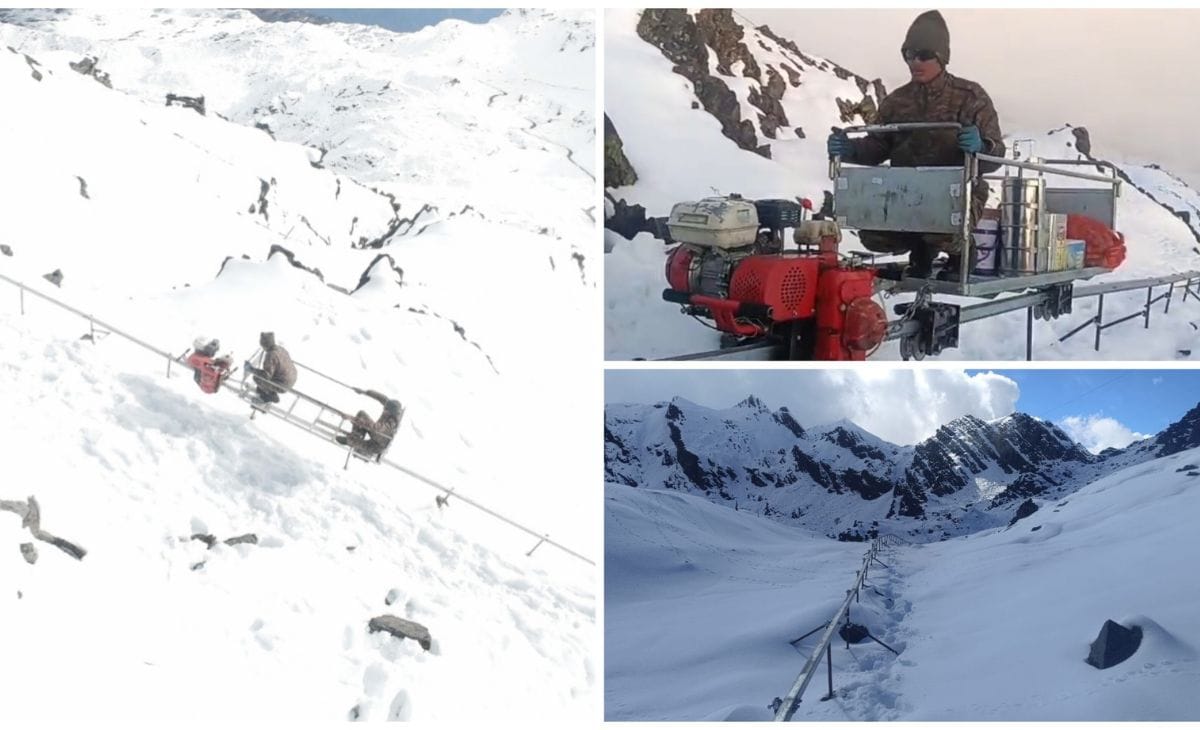 Indian Army Deploys Indigenous High-Altitude Mono Rail System at 16,000 Feet in Arunachal Pradesh