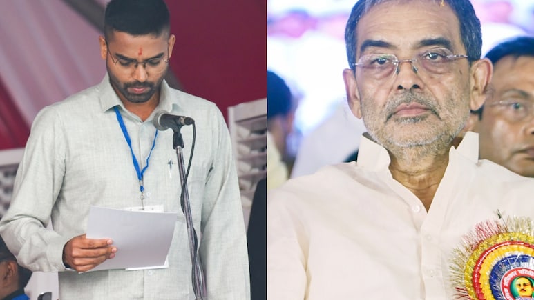 पार्टी का अस्तित्‍व बचाने के लिए था जरूरी... उपेंद्र कुशवाहा ने बेटे को मंत्री बनाए जाने का किया बचाव