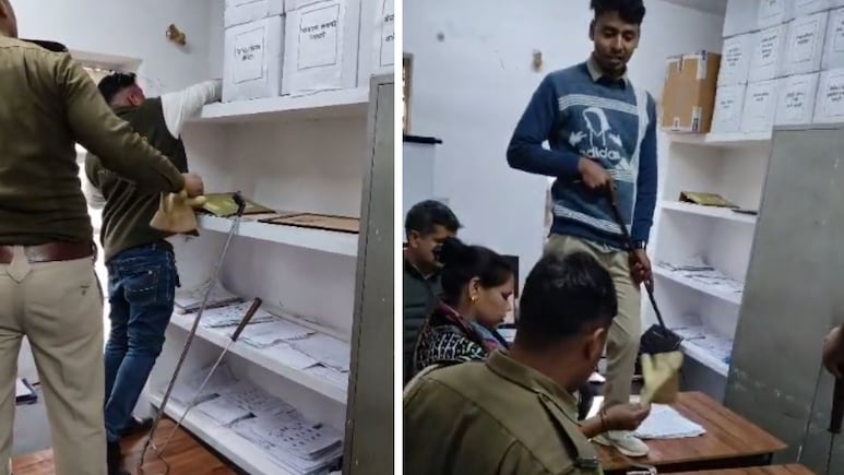 SP ऑफिस में फाइल निकालने गया कर्मचारी, फन उठाकर काटने दौड़ा जहरीला सांप; मचा हड़कंप