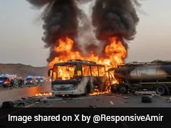 42 Indians Dead In Bus-Tanker Collision Near Medina In Saudi Arabia