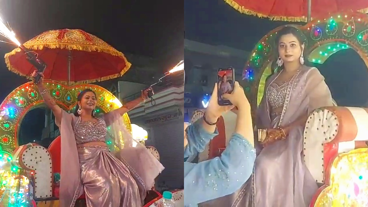 पिता ने पूरे शहर में क्यों निकाली बेटी की शाही सवारी, दूल्हे की प्रथा को दुल्हन ने क्यों निभाया