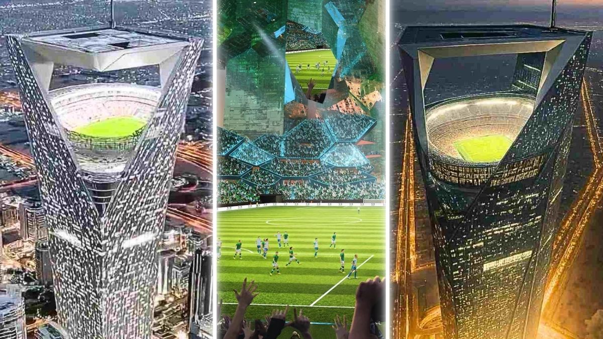 Sky Stadium: फीफा वर्ल्‍ड कप के लिए सऊदी बना रहा गगनचुंबी 'स्‍काई स्‍टेडियम'? वायरल वीडियो का सच जान लीजिए