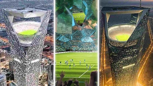 Sky Stadium: फीफा वर्ल्ड कप के लिए सऊदी बना रहा गगनचुंबी 'स्काई स्टेडियम'? वायरल वीडियो का सच जान लीजिए Sky Stadium: फीफा वर्ल्ड कप के लिए सऊदी बना रहा गगनचुंबी 'स्काई स्टेडियम'? वायरल वीडियो का सच जान लीजिए