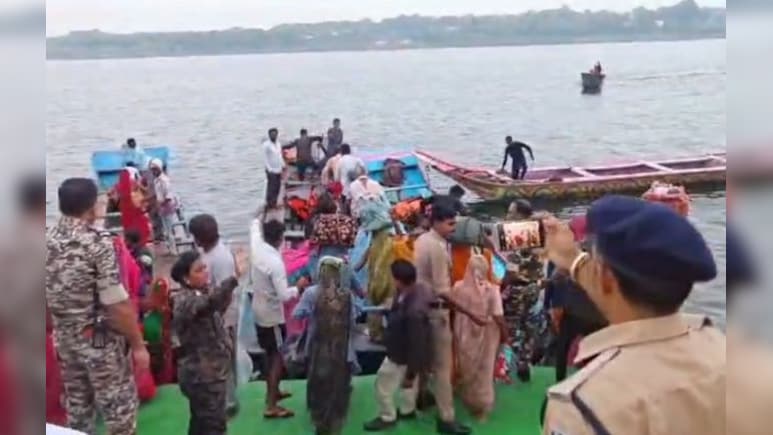 ओंकारेश्वर से पंचक्रोशी यात्रा की शुरुआत, नर्मदा तट पर दिखा श्रद्धा और सुरक्षा का अद्भुत संगम