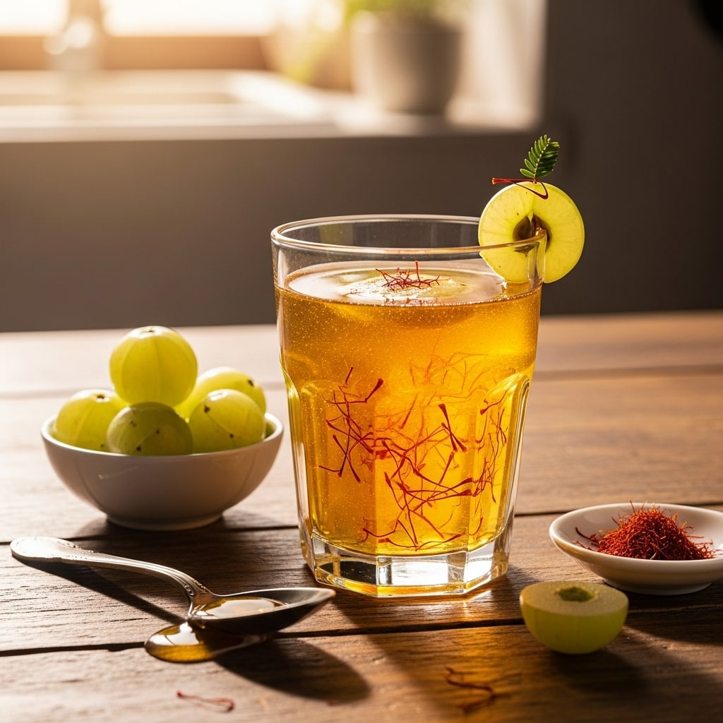 Saffron, when used as a warm drink, helps calm the mind