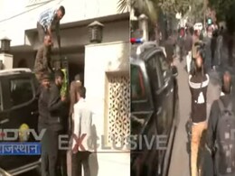 एक घंटे की कड़ी मशक्कत के बाद पकड़ में आया तेंदुआ, जल संसाधन मंत्री के सरकारी आवास में था घुसा