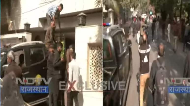 एक घंटे की कड़ी मशक्कत के बाद पकड़ में आया तेंदुआ, जल संसाधन मंत्री के सरकारी आवास में था घुसा