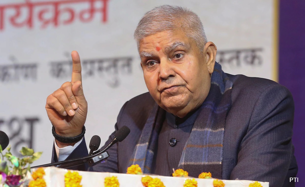 Former Vice President Jagdeep Dhankhar Yet To Get Government Accommodation