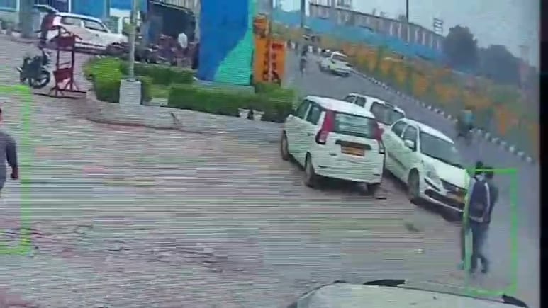 Video: Delhi Blast Suspect, Aide Seen Walking Near Petrol Pump In Faridabad