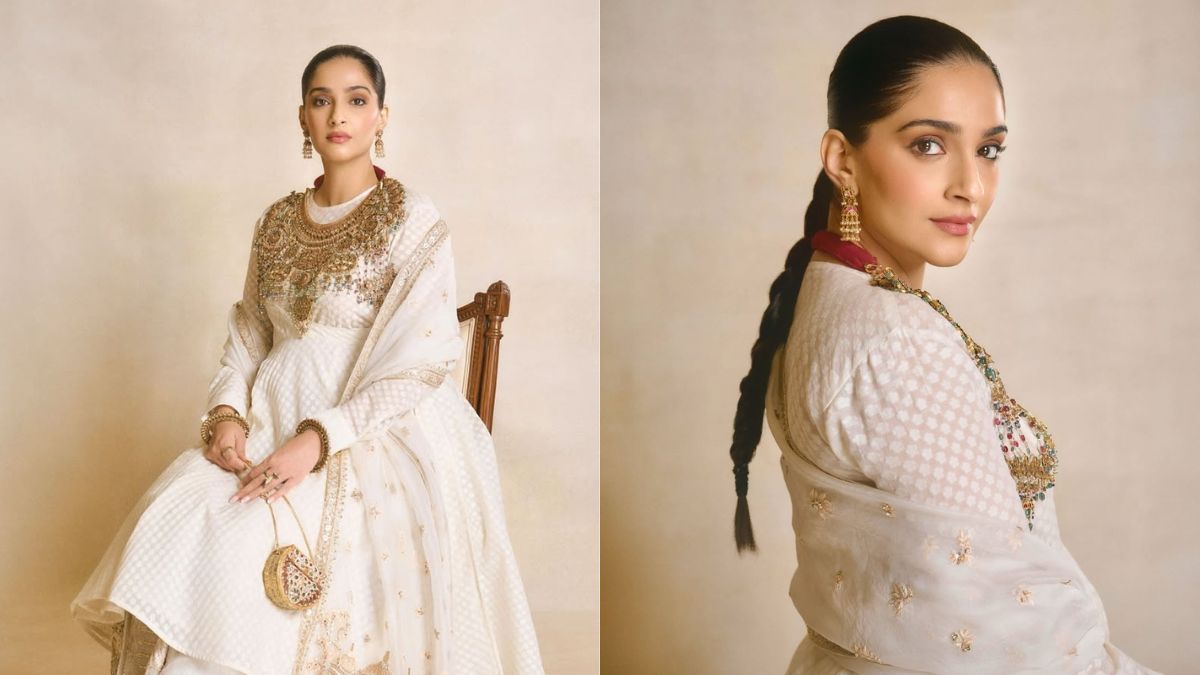 Sonam Kapoor Serves Maternity Fashion Goals In A Custom Rahul Mishra Suit