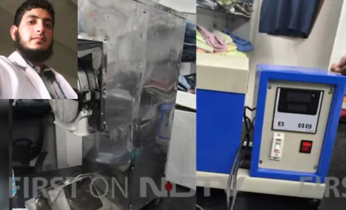 आटा चक्की में बारूद का सामान पीसता था आतंकी डॉक्टर, डॉ. मुजम्मिल के घर मिलीं तबाही की मशीनें