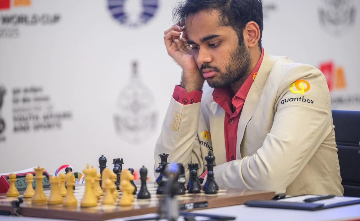 FIDE World Cup: Arjun Erigaisi Loses To Wei Yi Of China As Indian Challenge Ends