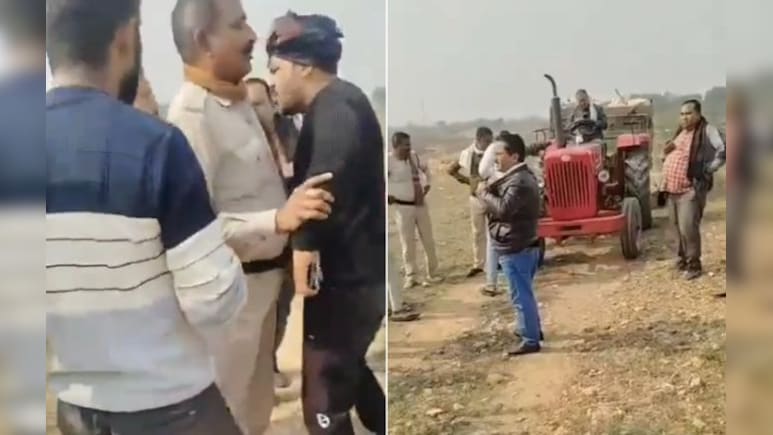 MP में बेखौफ माफिया! सरकारी अमले पर ट्रैक्टर चढ़ाने की कोशिश, जब्त वाहन छुड़ाकर भागे – VIDEO VIRAL