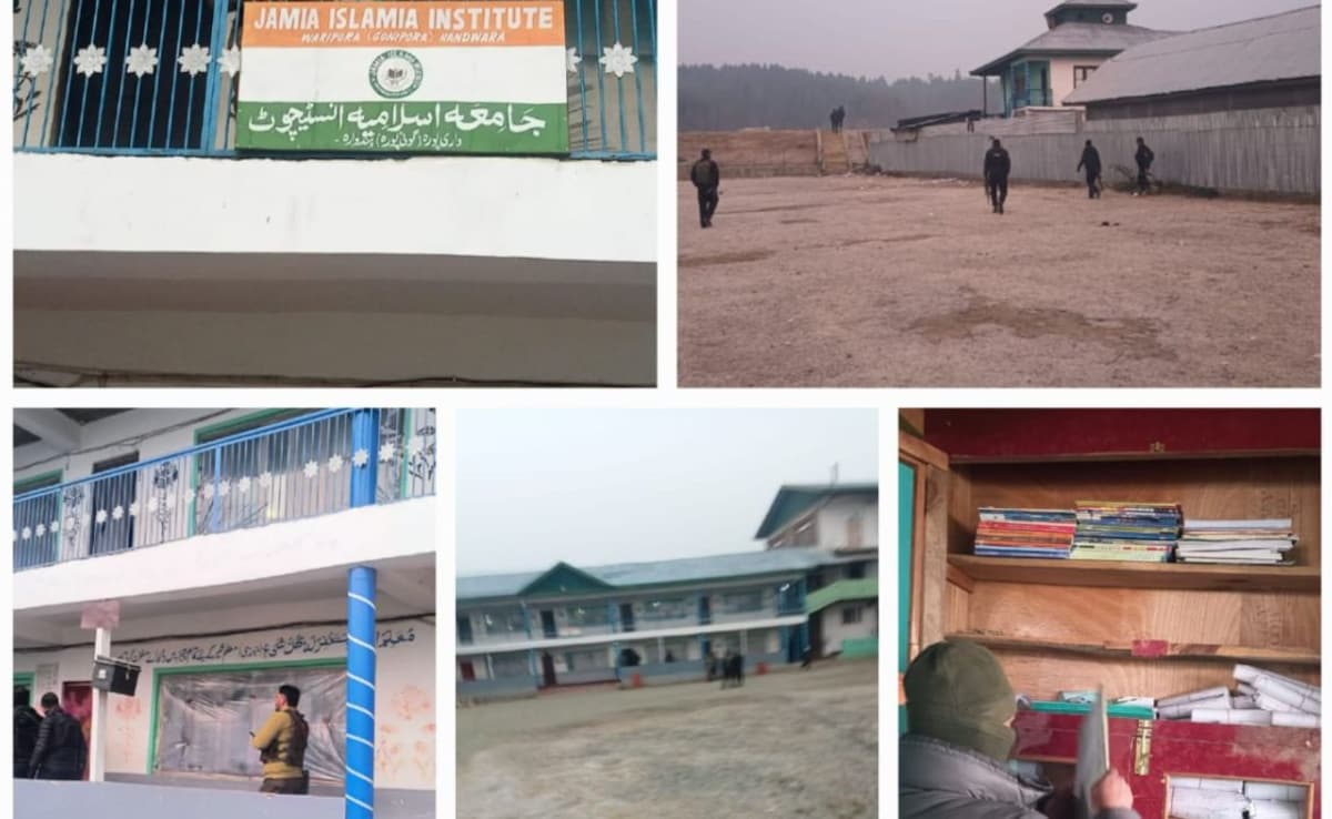 J&K Institute Raided, Devices Seized For Probe Into Suspected Unlawful Links