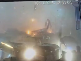 CCTV Shows Moment Car Blew Up On Jam-Packed Road Near Red Fort