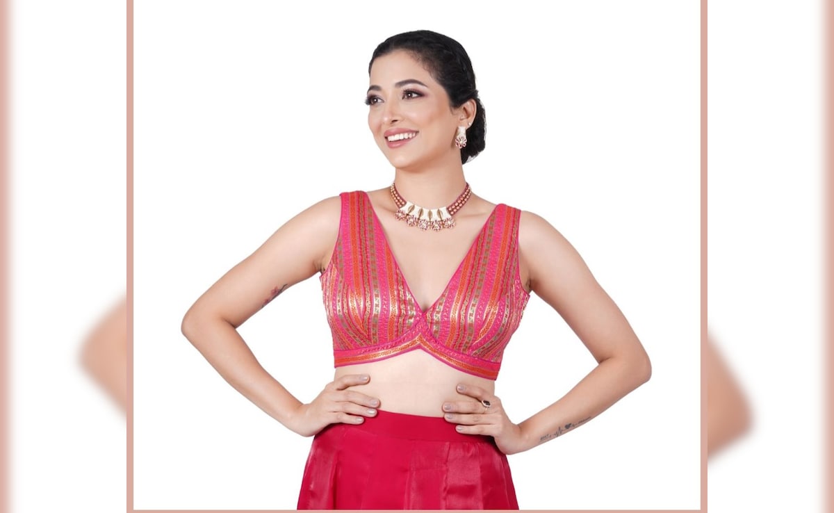 वी-नेक ब्लाउज