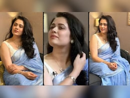 रातोंरात सोशल मीडिया पर छा गईं 'Blue Saree Lady', लोग बोले- आखिर ये हैं कौन?