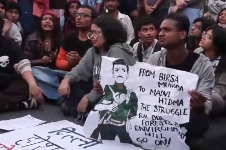 'Madvi Hidma Amar Rahe' Slogans Raised At Violent Delhi Toxic Air Protest