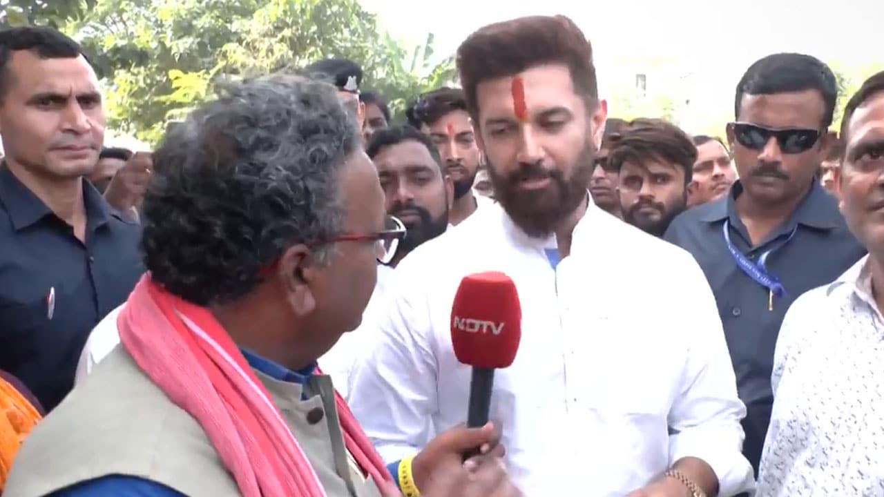 "Do Urge Everyone To Exercise Their Right To Vote": Chirag Paswan Tells NDTV