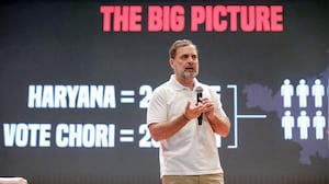 "Brazilian Model Voted 22 Times": Rahul Gandhi's Hydrogen Bomb, BJP Counters