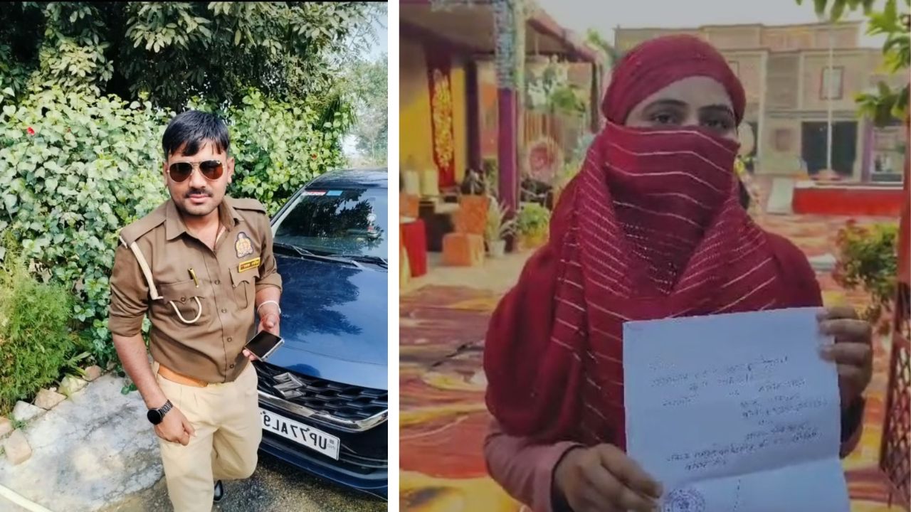 बारात आने से पहले लॉन में वॉरंट वारंट लेकर प्रेमिका के साथ पहुंची पुलिस, दूल्हा हुआ फरार