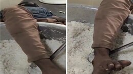 Video: Telangana College Students Find Watchman Sleeping In Rice Pot At Dinner
