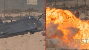 Clearest Images Capture Last Seconds Of Tejas Fighter Jet Crash In Dubai