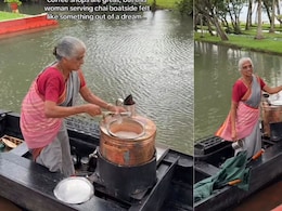 Viral Video Shows Elderly Woman Serving Masala Chai On A Floating Tea Stall, Impresses Internet