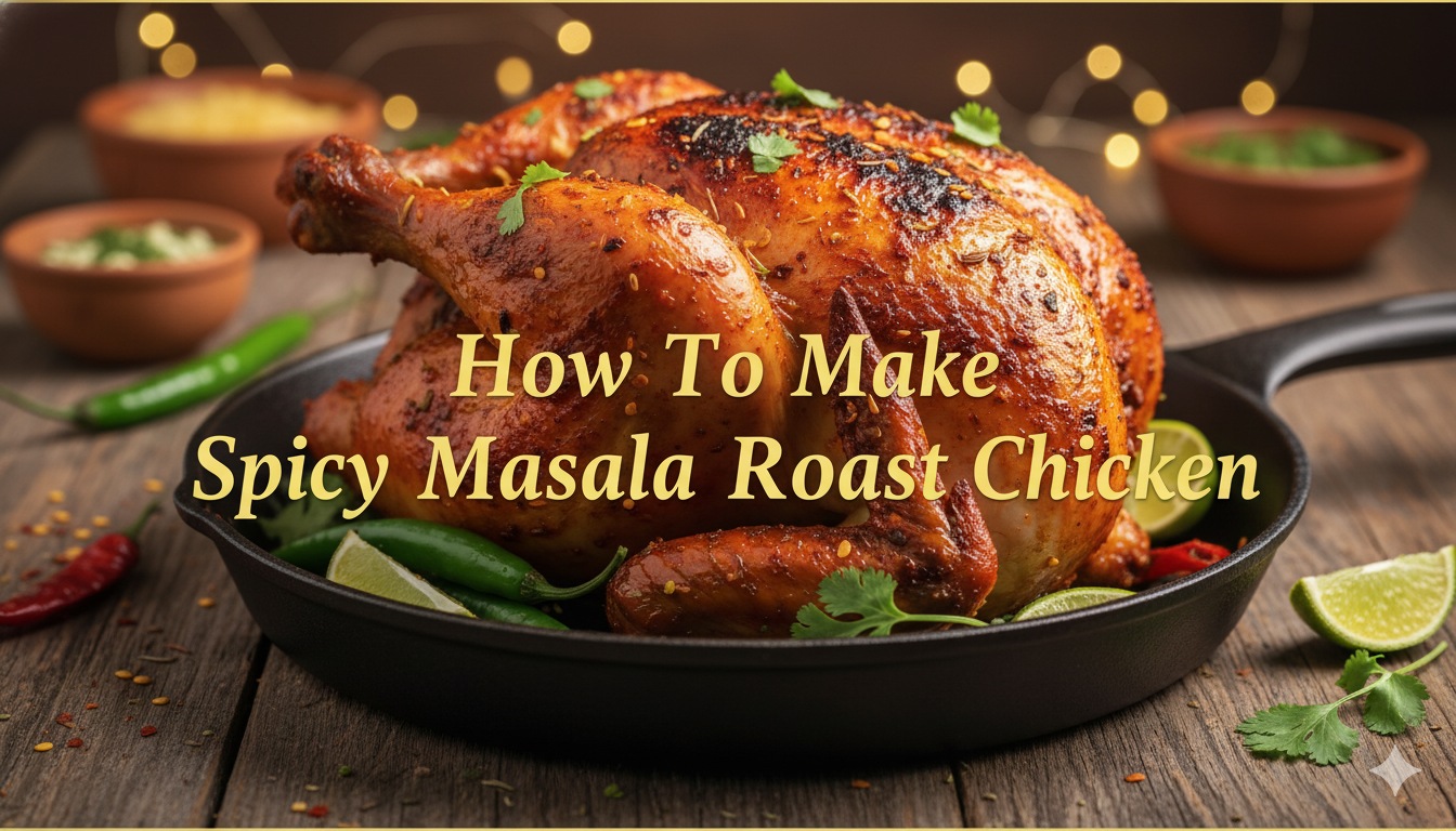 How To Make Spicy Masala Roast Chicken For Festive Meals