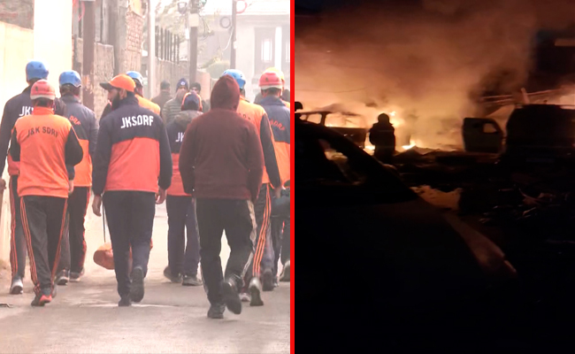 SDRF Team At J&K Police Station Where Huge Blast Killed 9: NDTV Ground Report