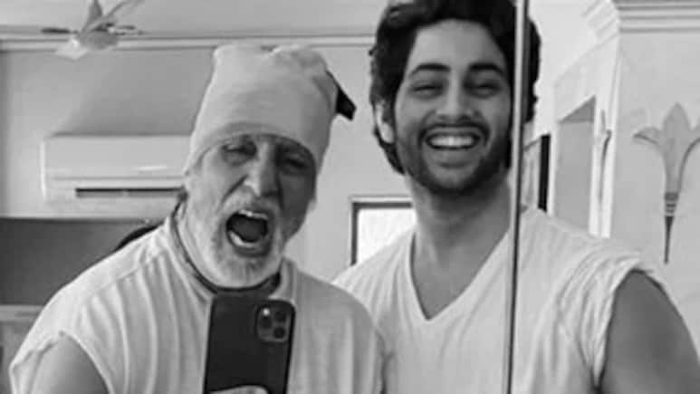 Amitabh Bachchan's Shout-Out To Grandson Agastya After <i>Ikkis</i> Trailer Release: "So Proud Of You"