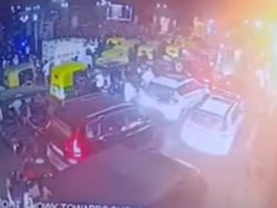 Slow-Moving Traffic, Then Big Explosion: CCTV Footage Of Delhi Red Fort Blast