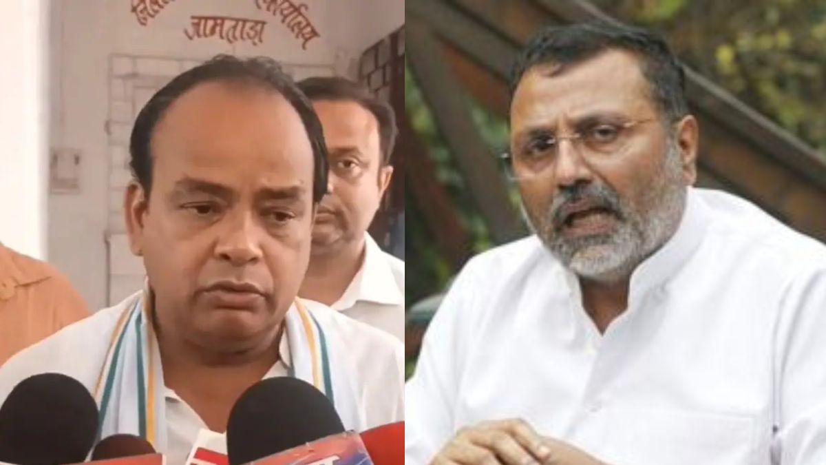 BLO को बांधने की बात पर भड़के निशिकांत दुबे, बोले- लोकतांत्रिक मर्यादा का अपमान