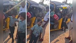 1,2,3... बाप रे बाप! एका ऑटो रिक्षातून निघाले 22 शाळकरी विद्यार्थी, Video पाहून सगळेच हादरले!