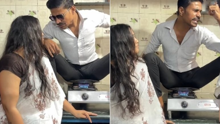 ये कैसी दीवानियत है! जलते तवे पर बैठकर शख्स ने बनाई रील, वायरल होने की दीवानगी में पार की हदें